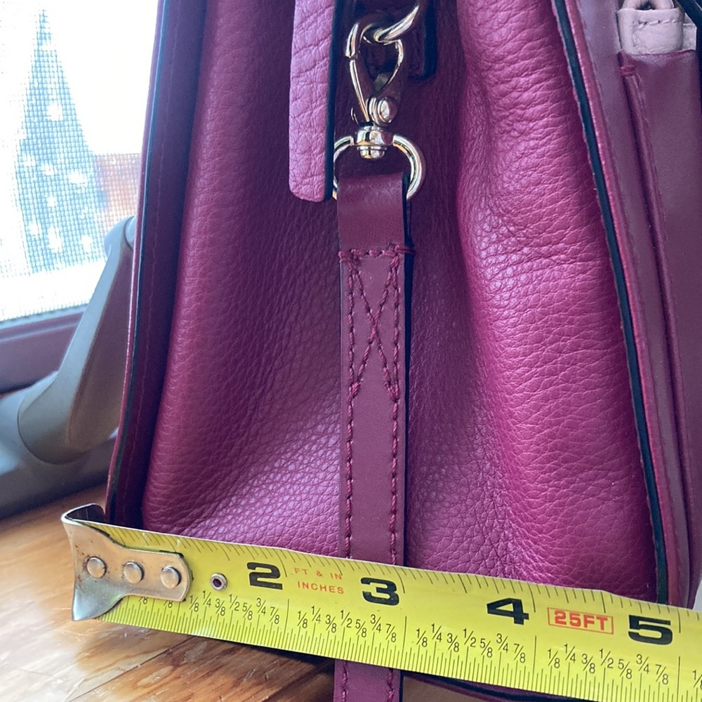 Authentic Kate spade cranberry colored crossbody purse - Picture 6 of 8